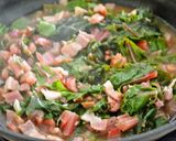 夏バテ予防!スイスチャードのにんにく炒め作り方6写真