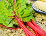 夏バテ予防!スイスチャードのにんにく炒め作り方8写真