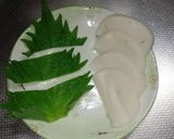 蒲鉾の天ぷら♡梅しそ味作り方1写真