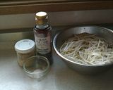 焼肉屋さんのもやしナムル作り方1写真