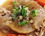 簡単　時短　リピ確定　大根と豚肉味噌煮作り方7写真