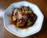 肉詰めピーマンの甘酢あん♪作り方8写真