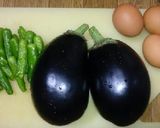 【油不使用】米なすの甘辛たまごとじ作り方1写真