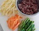 じゃがいもの青椒肉絲風炒め作り方1写真