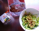 ファミコレ牛丼の簡単ビビンバ風作り方4写真