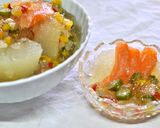 簡単◎冷製サーモンと夏野菜のジュレ仕立て作り方5写真