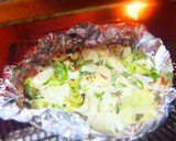 椎茸のネギマヨ トースター焼き つまみ作り方5写真