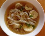 夏バテ解消！辛味大根とバナナde冷うどん作り方4写真