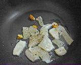 夏☆万願寺唐辛子と白身魚のオイルパスタ作り方2写真
