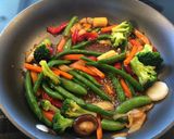 野菜の適当オイスターソース炒め作り方3写真
