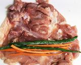 作り置き 鶏肉の野菜巻作り方2写真