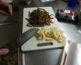 常備菜♪簡単こんにゃく油揚げゼンマイ煮物作り方2写真