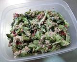 糖質ｵﾌ.ｺﾞｰﾔと海藻の鯖ｻﾗﾀﾞ作り方7写真