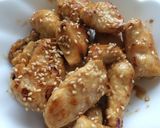 鶏の照り焼き＋ごま作り方3写真
