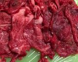 牛コマ肉でお洒落なまきまきカツレツ〜☆作り方1写真