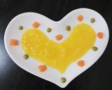 離乳食~ハートの野菜プレート~作り方4写真