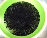 ひじきときのこの炊き込みごはん作り方1写真
