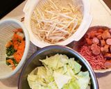 冷蔵庫のお掃除…野菜炒め作り方1写真