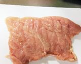 夏にさっぱり！梅〜ら！鶏しゃきロール＊＊作り方1写真