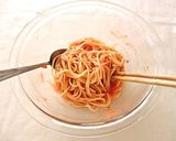 フレッシュトマトソースの冷製パスタ…作り方5写真