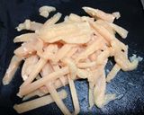 節約!鶏胸肉でチンジャオロース風作り方1写真