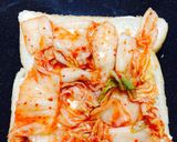 意外とベストマッチ^o^キムチーパン作り方2写真