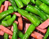 ししとうとハムのスタミナ炒め作り方4写真