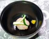 料亭風♪　海老しんじょうのお吸い物作り方8写真