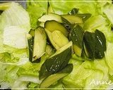 ☆夏野菜とピクルスの素麺チャンプルー☆作り方4写真