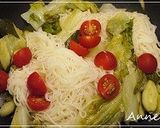 ☆夏野菜とピクルスの素麺チャンプルー☆作り方5写真