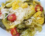 ☆夏野菜とピクルスの素麺チャンプルー☆作り方8写真