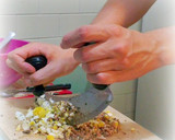 具材を刻むだけの失敗無しイワシパスタ作り方4写真