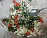 豆腐と野菜のサラダ作り方8写真