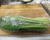 小松菜のたらこあんかけ作り方1写真