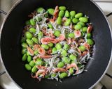 釜揚げ桜えび・しらす・枝豆・生姜のご飯作り方6写真