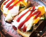 目玉焼きトースト作り方5写真