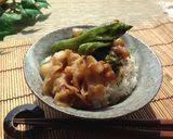 夏バテ解消✿さっぱり極旨スタミナ丼作り方8写真