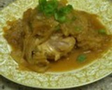 超簡単！とりもも肉のとろとろ玉ねぎ煮作り方10写真