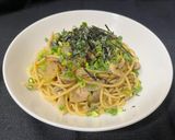 ワンパン　大根と塩昆布のパスタ作り方5写真