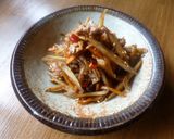 豚肉入りきんぴらごぼう♪作り方6写真