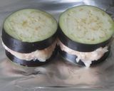 茄子と鶏ひき肉のはさみ焼（魚焼きグリル）作り方2写真