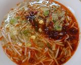 節約♬カップスープ♬モヤシラーメン？？作り方2写真
