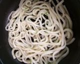 うまっ!残りうどんのパリパリ焼き作り方1写真