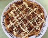 うまっ!残りうどんのパリパリ焼き作り方4写真