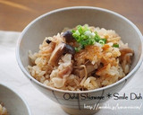 豚とたっぷりきのこの甘辛生姜炊き込みご飯作り方4写真