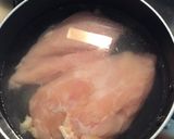 鶏胸肉とオクラのマスポン和え作り方1写真