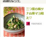 三つ葉の梅ツナ山葵マヨ和え♡作り方5写真