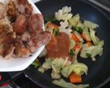 豚コマ団子の味噌炒め作り方5写真