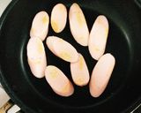 魚肉ソーセージのカレー粉炒め♪作り方1写真