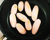 魚肉ソーセージのカレー粉炒め♪作り方1写真